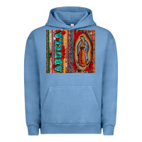 Pigment Pebble Blue abuela serape leopard tumbler 3 Urban Hoodie - CTS Tumbler Store