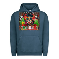 Pigment Midnight Navy chingona tumbler 3 Urban Hoodie - CTS Tumbler Store