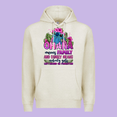 Ohana Means Family Premium Hoodie Designed By Zillion Design Studio