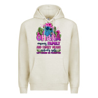 Oatmeal Heather ohana means family Premium Hoodie - Zillion Design Studio