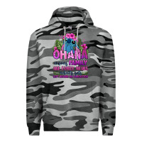 Slate Camo ohana means family Premium Hoodie - Zillion Design Studio