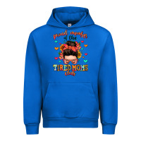 Cobalt proud member of the tired moms club Urban Hoodie - Zillion Design Studio
