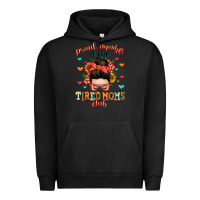 Pigment Black proud member of the tired moms club Urban Hoodie - Zillion Design Studio