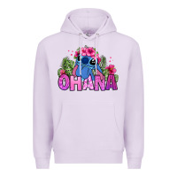 Lilac ohana stitch Premium Hoodie - Zillion Design Studio