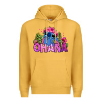 Mustard ohana stitch Premium Hoodie - Zillion Design Studio