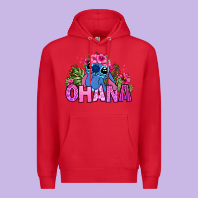 Ohana Stitch Premium Hoodie Designed By Zillion Design Studio