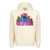 Sandshell ohana stitch Premium Hoodie - Zillion Design Studio