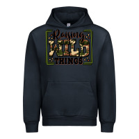 Navy raising wild things Urban Hoodie - Zillion Design Studio