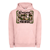 Pigment Salmon raising wild things Urban Hoodie - Zillion Design Studio