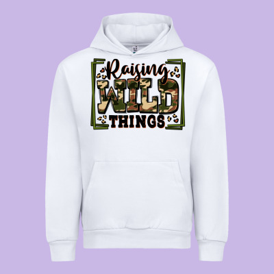 Raising Wild Things Urban Hoodie Designed By Zillion Design Studio
