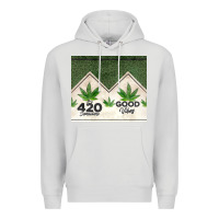 Dove Grey 420 somewhere good vibes weed tumbler2 Premium Hoodie - CTS Tumbler Store