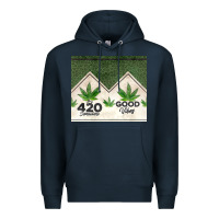 Navy 420 somewhere good vibes weed tumbler2 Premium Hoodie - CTS Tumbler Store