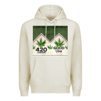 Oatmeal Heather 420 somewhere good vibes weed tumbler2 Premium Hoodie - CTS Tumbler Store