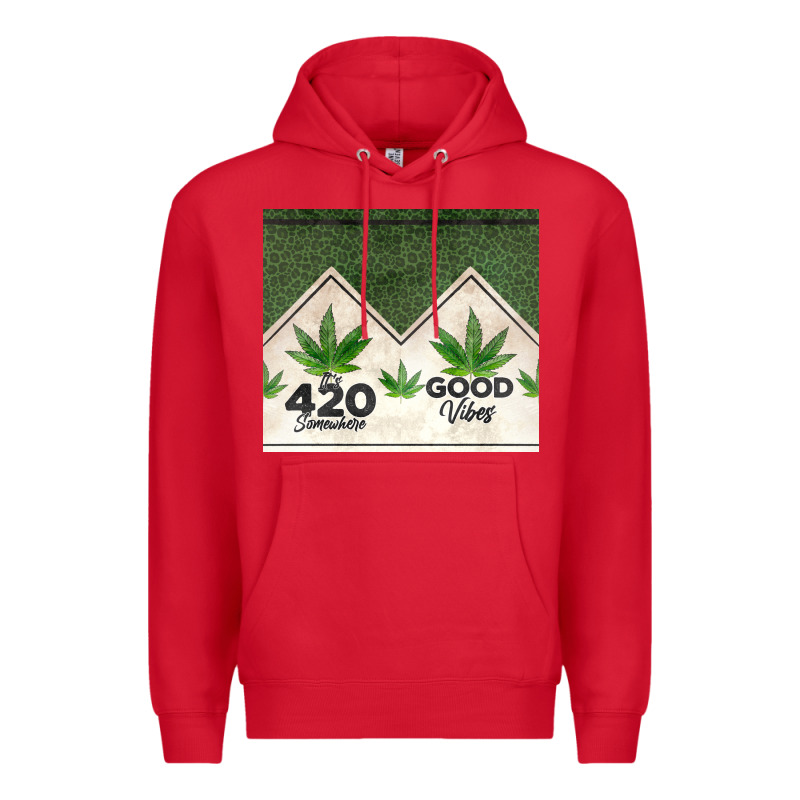420 Somewhere Good Vibes Weed Tumbler2 Premium Hoodie by CTS Tumbler Store | Teevron