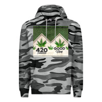 Slate Camo 420 somewhere good vibes weed tumbler2 Premium Hoodie - CTS Tumbler Store