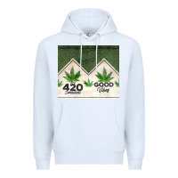 White 420 somewhere good vibes weed tumbler2 Premium Hoodie - CTS Tumbler Store