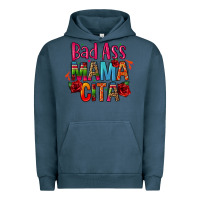 Pigment Midnight Navy bad ass mama cita Urban Hoodie - CTS Tumbler Store