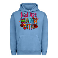 Pigment Pebble Blue bad ass mama cita Urban Hoodie - CTS Tumbler Store