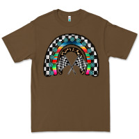 Cacao Racing Rainbow Premium Tee - CowhideDigitalArt