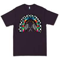 Plum Racing Rainbow Premium Tee - CowhideDigitalArt