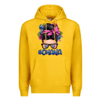 Lemon ohana stitch messy bun Premium Hoodie - Zillion Design Studio