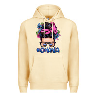 Pina Colada ohana stitch messy bun Premium Hoodie - Zillion Design Studio