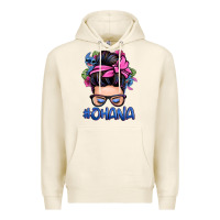 Tofu ohana stitch messy bun Premium Hoodie - Zillion Design Studio