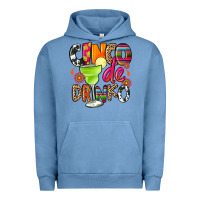 Pigment Pebble Blue cinco de drinko Urban Hoodie - CTS Tumbler Store