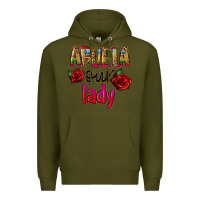 Army Green abuela our lady Premium Hoodie - CTS Tumbler Store