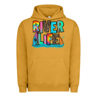 Pigment Peanut Butter river life kayaking Urban Hoodie - Zillion Design Studio