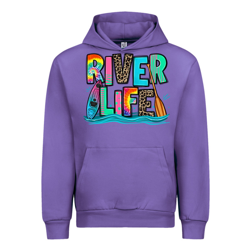 River Life Kayaking Urban Hoodie by Zillion Design Studio | Teevron