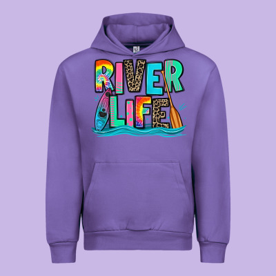 River Life Kayaking Urban Hoodie Designed By Zillion Design Studio