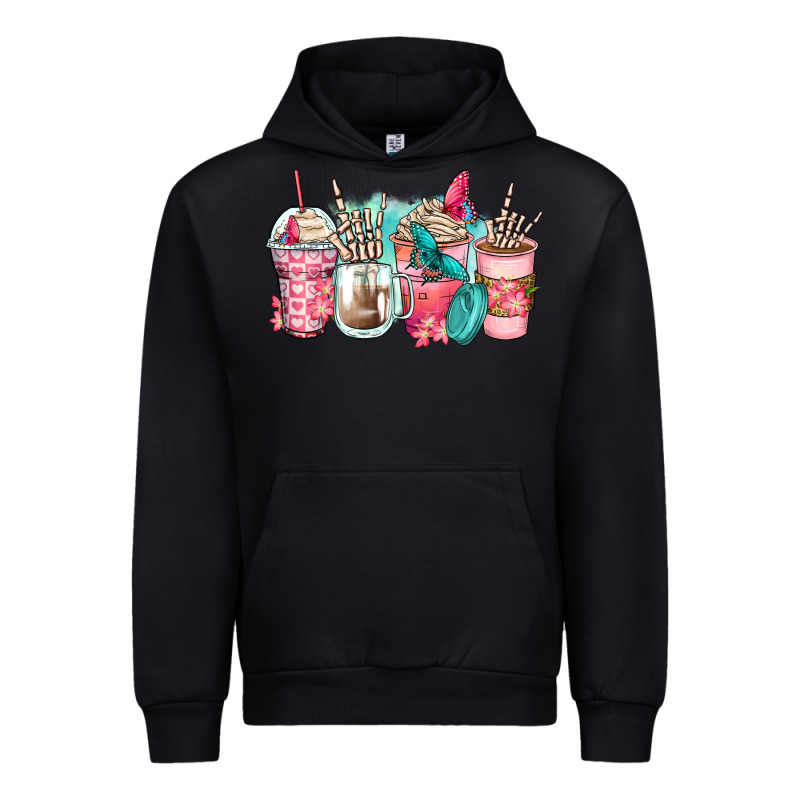 Rock Hand Coffee Cups Urban Hoodie by Zillion Design Studio | Teevron