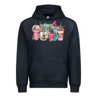 Navy rock hand coffee cups Urban Hoodie - Zillion Design Studio