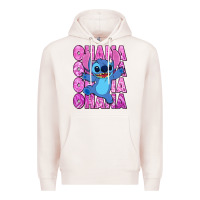 Pale Pink ohana stitch Premium Hoodie - Zillion Design Studio