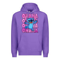 Purple ohana stitch Premium Hoodie - Zillion Design Studio