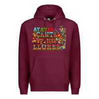 Burgundy ay ay ay canta y no llores Premium Hoodie - CTS Tumbler Store