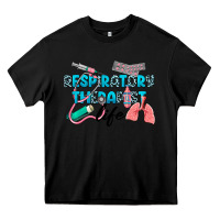 Black Western Respiratory Therapist Life Heavy Core Tee - LillyAllenDesigns