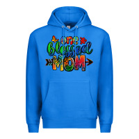 True Royal one blessed mom autism Premium Hoodie - Zillion Design Studio