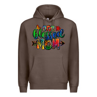 Coffee one blessed mom autism Premium Hoodie - Zillion Design Studio
