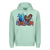Seafoam peace love freedom Premium Hoodie - Zillion Design Studio