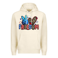 Tofu peace love freedom Premium Hoodie - Zillion Design Studio