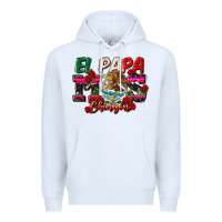 White al papa mas chingon Premium Hoodie - CTS Tumbler Store
