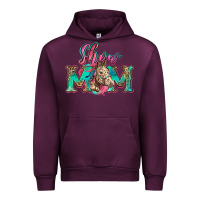 Mauve Wine show mom horse Urban Hoodie - Zillion Design Studio
