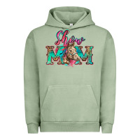 Pigment Oil Green show mom horse Urban Hoodie - Zillion Design Studio