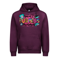 Mauve Wine small business mama Urban Hoodie - Zillion Design Studio