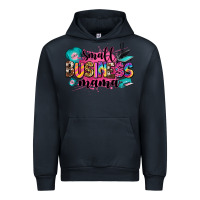 Navy small business mama Urban Hoodie - Zillion Design Studio
