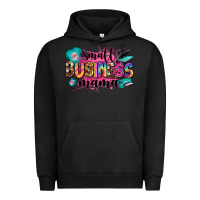 Pigment Black small business mama Urban Hoodie - Zillion Design Studio