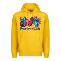 Lemon peace love stitch Premium Hoodie - Zillion Design Studio