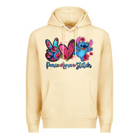 Pina Colada peace love stitch Premium Hoodie - Zillion Design Studio